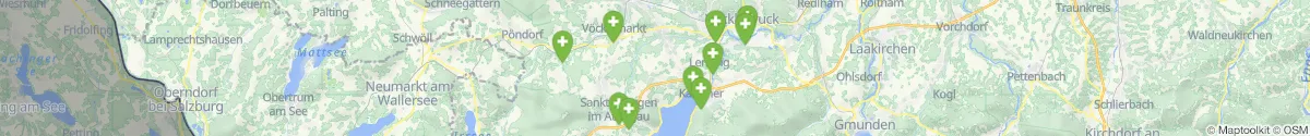 Map view for Pharmacies emergency services nearby Attersee am Attersee (Vöcklabruck, Oberösterreich)